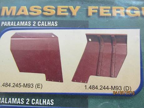 Imagem do produto - PARA-LAMA  2 CALHAS ALTO LADO ESQUERDO